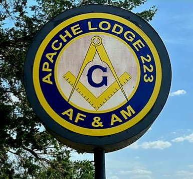 Apache Lodge #223 Sign